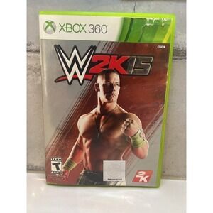 WWE 2K15 Video Game for Xbox 360 Complete‎ Disc Case Manual Tested & Working